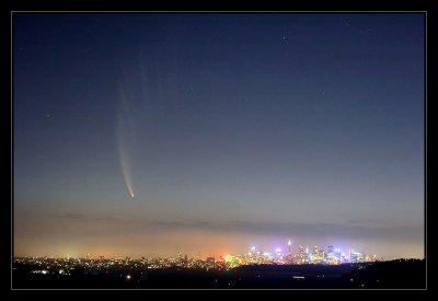 Kometa McNaught nad Sydney
