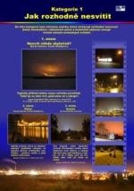 Výstavní plakát o světelném znečištění (Západočeská pobočka ČAS)