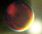 Malířova představa exoplanety