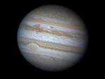 Typický vzhled planety Jupiter