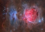 Mlhovina M42 v Orionu. Autor: Tony Hallas, APOD