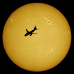 Sluneční kotouč přes chromosférický dalekohled 4. března 2011. Autor: David Mason
