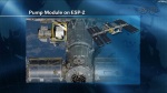 Pozice porouchaného čerpadla na kosmické stanici. Autor: TV NASA