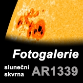 Majestátní sluneční skvrna AR1339