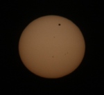 Venuše před sluncem 2012-06-06. Autor: Roman Kašša