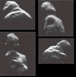 Radarové snímky planetky Toutatis Autor: Steve Ostro, JPL