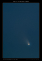 Kometa PanSTARRS za soumraku. Autor: Petr Horálek