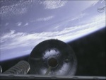 Odhození spodního stupně za hranicí atmosféry Autor: TV NASA