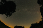 Perseida s Mléčnou dráhou. Autor: Aleš Černohous