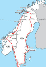 Mapa trasy expedice. Autor: Karel Halíř.
