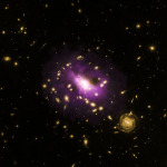 Rentgenové záření v kupě galaxií RX J1532.9+3021 Autor: X-ray: NASA/CXC/Stanford/J.Hlavacek-Larrondo et al, Optical: NASA/ESA/STScI/M.Postman & CLASH team