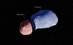 Diagram struktury planetky (25143) Itokawa - eso1405 Autor: ESO/JAXA