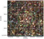 Část oblohy na snímku z družice Planck Autor: D. Clements/ESA/NASA