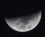 Měsíc stáří 6,95 dne. Autor: Antonín Hušek