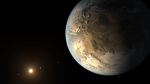 Představa vzhledu exoplanety Kepler-186f v konceptu malíře Autor: NASA Ames/SETI Institute/JPL-Caltech