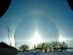 14.01.2002 - Sluneční halo za zimního slunovratu