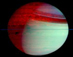 12.10.2006 - Infračervená záře Saturnu