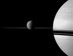 08.03.2011 - Titan, prstence a Saturn z Cassini