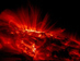 10.04.2011 - Smyčky nad slunečními skvrnami ultrafialově