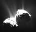 03.02.2015 - Výtrysky z komety Čurjumov Gerasimenko
