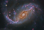 13.09.2016 - NGC 1672: Spirální galaxie s příčkou z Hubbla