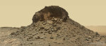 05.10.2016 - Rozpadající se vrstvená svědecká hora na Marsu
