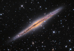 12.01.2017 - Z boku viděná NGC 891
