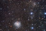 25.05.2017 - Hvězdokupa, spirální galaxie a supernova