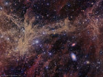 27.06.2017 - Kupa galaxií M81 přes kolektivně ozářenou mlhovinu