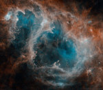 04.10.2017 - Mlhovina Duše infračerveně z Herschela