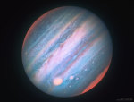 21.02.2018 - Jupiter infračerveně z Hubbla