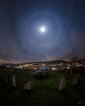 02.05.2018 - Měsíční halo nad kamenným kruhem