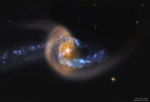 09.10.2019 - NGC 7714: Překotné vznikání hvězd po galaktické srážce