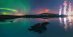 15.08.2023 - Trojitě ozářená noční obloha nad Islandem