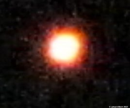 Hvězda Betelgeuse v souhvězdí Orionu