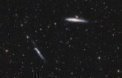 Autor: Ján Gajdoš - Galaxie Veľryba a Hokejka NGC 4631 + NGC 4656