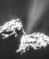 Autor: ESA/Rosetta/NAVCAM - Sonda Rosetta detailně studovala kometu 67P/Čurjumov-Gerasimenko