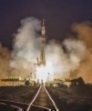 Autor: KC Južnyj / Roskosmos - Raketa Sojuz-FG startuje 25. 9. 2019 s lodí Sojuz MS-15 (poslední start tohoto typu rakety)