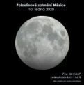 Autor: EAI - Simulace vzhledu Měsíce během maximální fáze polostínového zatmění 10. ledna 2020