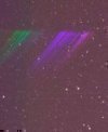 Autor: Astronomický ústav AV ČR - Bolid EN070117_184739 a jeho spektrum plné čar neutrálního železa zachycené Spektrální digitální autonomní bolidovou stanicí (Spectral Digital Automated Fireball Observatory, SDAFO).