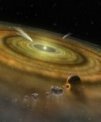 Autor: NASA - Představa formování těles planetární soustavy z protoplanetárního disku