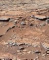 Autor: NASA/JPL-Caltech/MSSS - Kamera MastCam na roveru Curiosity byla použita k pořízení fotografie oblasti „Yellowknife Bay“