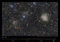 Autor: Tomáš Zábranský - NGC6946 a hvězdokupa NGC 6939 v souhvězdí Kefea, Tomáš Zábranský