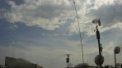 Autor: Astronomický ústav AV ČR - Snímek složený z videa na stanici Stará Lesná. Bolid vylétá z mraku v pravé části zorného pole a křižuje sloup.