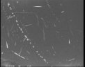 Autor: Jakub Koukal - Souhrnný snímek zachycených meteorů z listopadu 2023 (do 18.11.2023), pořízený kamerou Ždánice W.