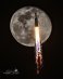 Rozvlnění Měsíce přeletem rakety