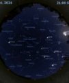 Autor: Stellarium/Martin Gembec - Mapa oblohy 10. dubna 2024 ve 21:00 SELČ