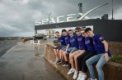 Autor: LASAR - Členové a mentor týmu LASAR na základě společnosti SpaceX v Boca Chica, odkud startují rakety Super Heavy Starship
