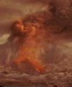 Autor: ESA - AOES Medialab - Umělecká představa vulkanické aktivity na Venuši
