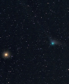 Autor: Miloslav Druckmüller - Kometa Catalina a Arcturus na Silvestra.